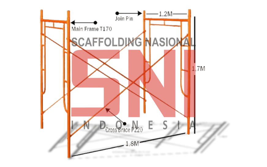 Sewa Scaffolding 1 Set Scaffolding – PT Scaffolding Nasional Indonesia